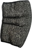 GrandmaOvečková.cz Elastic knee brace made of merino wool dark grey L - Knee Brace