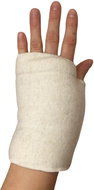 GrandmaOvečková.cz Elastic wrist brace made of merino wool natural S/M - Wrist Brace