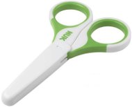 NUK Dětské zdravotní nůžky - zelené - Dětské nůžky na nehty