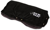 New Baby Sleeping bag - black/grey - Stroller Hand Muff