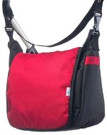Caretero pelenkázótáska - fekete / piros - Babakocsi táska