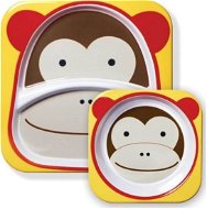 Skip hop Zoo Jedálenská súprava - Opička - Detská jedálenská súprava