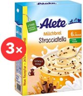 ALETE Milk Semolina Porridge Stracciatella 3× 400g - Milk Porridge
