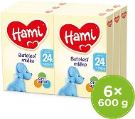 Hami 24+ Batoľacie mlieko 6× 600 g - Dojčenské mlieko
