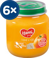 Baby Food Hami First Spoon Pumpkin with Rice 6 × 125g - Příkrm