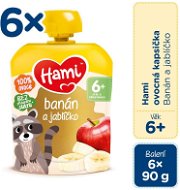 Hami Banana and Apple 6 × 90g - Baby Food
