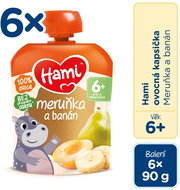 Hami Apricot and Banana 6 × 90g - Baby Food