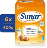 Sunar Complex 1 počiatočné dojčenské mlieko, 6× 600 g - Dojčenské mlieko