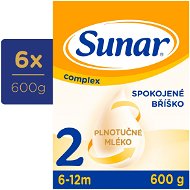 Sunar Complex 2 pokračovací kojenecké mléko, 6× 600 g - Kojenecké mléko