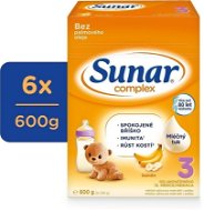 Sunar Complex 3 banán 6× 600 g - Dojčenské mlieko