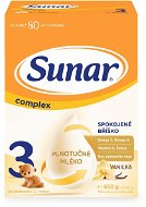 Dojčenské mlieko Sunar Complex 3 batoľacie mlieko vanilka, 6× 600 g - Kojenecké mléko