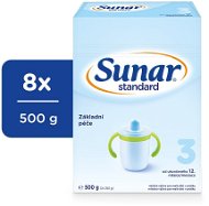Sunar Standard 3, 8x 500g - Baby Formula