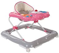 SUN BABY Bear with Rattles - Grey/Pink - Baby Walker