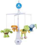 SUN BABY Plush Toys (Frog, Lion, Crocodile, Bunny) - Cot Mobile