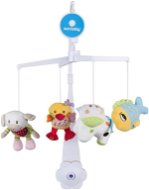 SUN BABY Plush toys (fish, sheep, cow, duck) - Cot Mobile