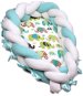 T-tomi Knitted Nest 2in1 Green Elephant - Baby Nest