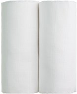 Children's Bath Towel T-tomi TETRA Bath Towels 2 Pcs White - Dětská osuška