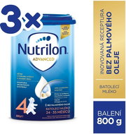 Nutrilon 4 Advanced (3× 800 g) - Kojenecké mléko