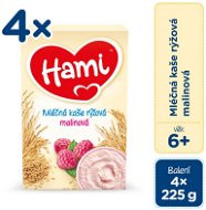Hami Kaša ryžová – malinová 4× 225 g - Mliečna kaša