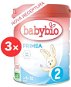 BABYBIO PRIMEA 2 Organic 3× 800g - Baby Formula
