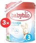 BABYBIO PRIMEA 3 Organic 3× 800g - Baby Formula