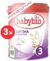 BABYBIO OPTIMA 3 Organic 3× 800g - Baby Formula