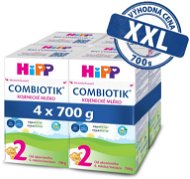 HiPP 2 BIO Combiotik 4× 700 g - Dojčenské mlieko