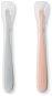 Skip Hop Silicone Spoons 6m+ Easy Feed Grey, Coral 2 pcs - Baby Spoon