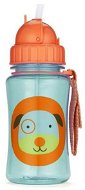 Skip Hop Zoo bottle with a straw - Dog - Children's Water Bottle
