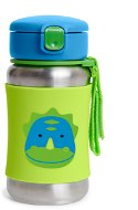 Skip Hop Zoo Bottle with Straw, Dino 12m+ 350ml - Children's Water Bottle
