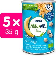 NATURNES Organic NutriPuffs Banana 5× 35g - Crisps for Kids