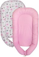 COSING SLEEPLEASE Pink Hearts - Baby Nest