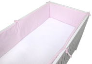 Crib Bumper COSING Mantinel 360cm Pink - Mantinel do postýlky