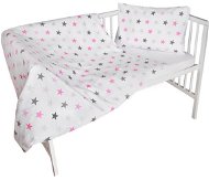 COSING 2-dielna sada obliečok – Hviezdy ružová - Detská posteľná bielizeň