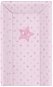 Ceba Baby Soft pelenkázó alátét 80 cm háromszög alakú - csillagok, rózsaszínű - Pelenkázó alátét