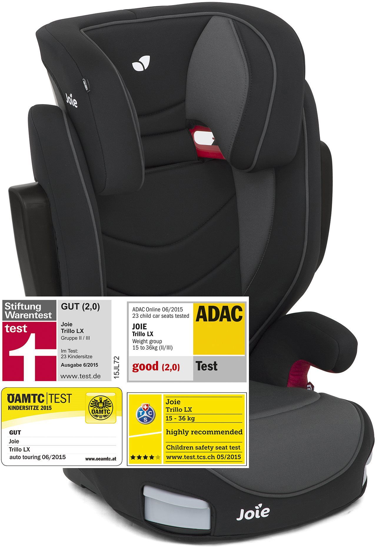 Joie trillo car seat hotsell safety rating