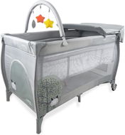 ASALVO COMPLET Gray Nordic (Hanging Bottom, Baby Gym, Zipper and Changing Pad) - Travel Bed