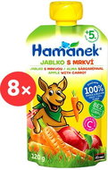 HAMÁNEK Apple with Carrot 8× 120g - Baby Food