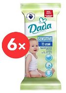 DADA SENSITIVE 6× 72 Pcs - Baby Wet Wipes