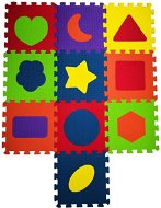 Habszivacs puzzle COSING EVA Puzzle alátét - Alakzatok (10 db) - Pěnové puzzle