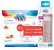 Canpol babies Electric Bottle Warmer + Bottles PARTY Pink for Free - Bottle Warmer - Main image