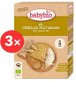 BABYBIO Baby Organic Cereal Porridge 3× 200g - Dairy-Free Porridge