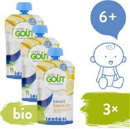 Good Gout BIO Banánový jogurt s citrónom 3× 90 g - Kapsička pre deti
