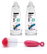 SUAVINEX SET for cleaning and disinfection 500 ml (2 pcs) + brush - pink - Detergent