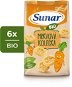 Chrumky pre deti Sunar BIO detské chrumky mrkvové kolieska 6× 45g - Křupky pro děti