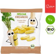 Freche Freunde Organic Crispies - Parsnip 4× 20g - Crisps for Kids