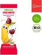 Freche Freunde BIO Ovocná tyčinka - Banán a třešeň 12× 23 g - Sušenky pro děti