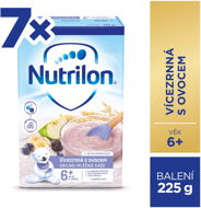 Milk Porridge Nutrilon Pronutra Multigrain Porridge with Fruit 7× 225g - Mléčná kaše