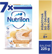 Nutrilon Pronutra Piškótová kaša so 7 druhmi obilnín 7× 225 g - Mliečna kaša