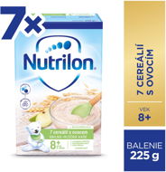 Nutrilon Pronutra Kaša 7 cereálií s ovocím 7× 225 g - Mliečna kaša